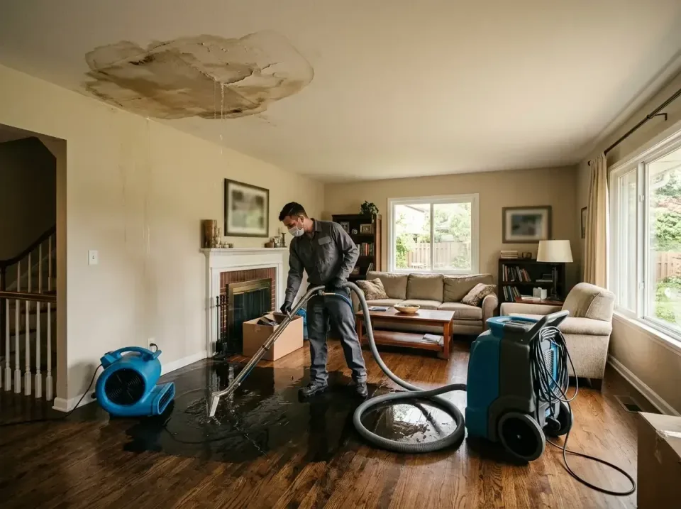 attic-pipe-burst-ceiling-drip-008 — frequently asked questions, Water Damage Restoration & Carpet Care in Manorhaven, NY